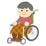 車椅子に乗っている人も歩行者として扱われることを指摘するイメージイラスト